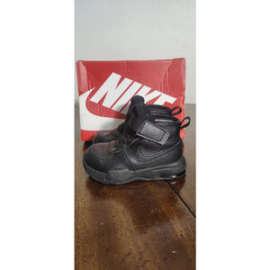 Nike Air Max Goaterra 2.0 Boots Toddler 7C Black Boys Leather Ankle DC9514-001